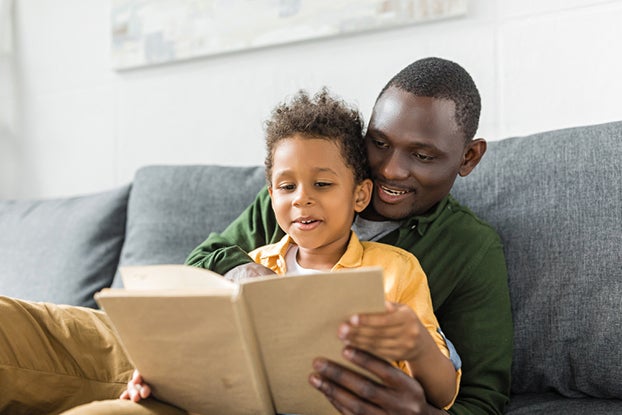 Dad learned how to teach vocabulary to his son