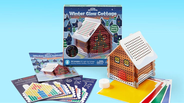 winter glow cottage ginger bread activity