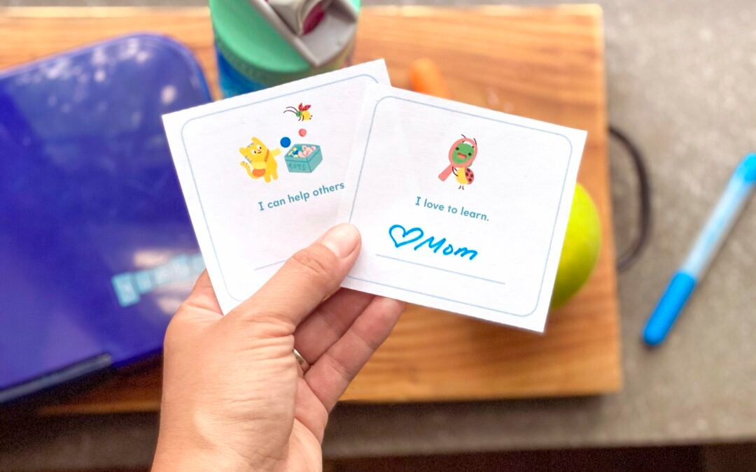 Bite-Size Affirmations: Free Printable Lunchbox Notes