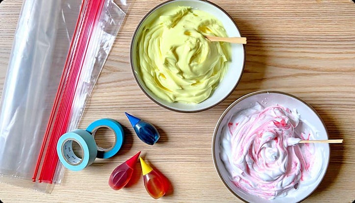 sensory activities for toddlers - Color Mixing Sensory Bag