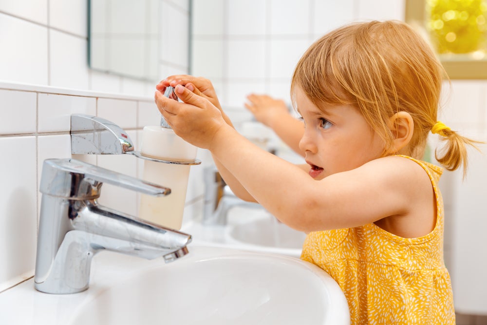 preschool readiness checklist - self care, washing hands