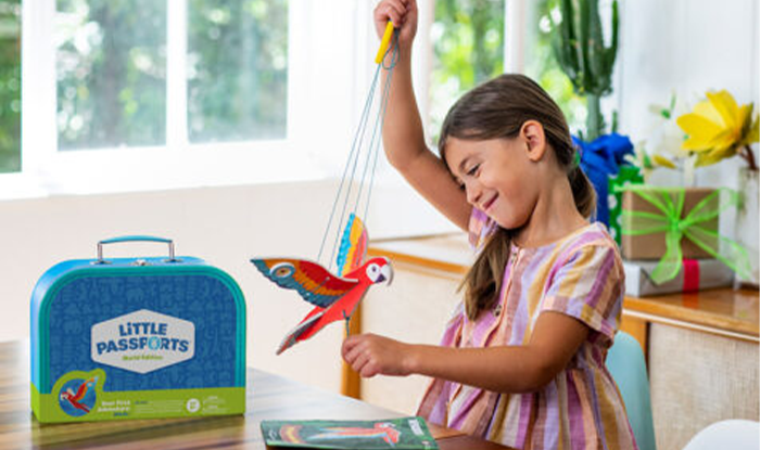 young girl during physical play