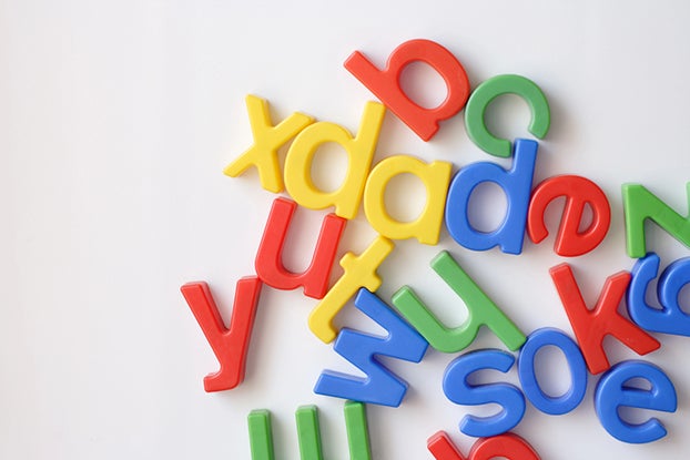 plastic letters for learning Components of Reading